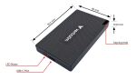 Verbatim 32031 Externes Solid State Drive 1 TB USB Typ-C USB 3.2 Gen 2x2 Grau