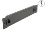DELOCK 10" Netzwerkschrank Blindabdeckung 1 HE schwarz