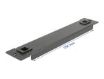 DELOCK 10" Netzwerkschrank Blindabdeckung 1 HE schwarz