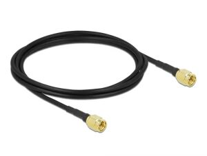 DeLOCK Antennenkabel SMA Stecker zu SMA Stecker LMR/CFD100 2 m low loss