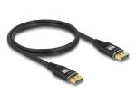 DeLOCK DisplayPort Kabel 8K 60 Hz 3 m schwarz Metall