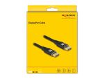 DeLOCK DisplayPort Kabel 8K 60 Hz 3 m schwarz Metall