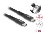 DELOCK USB 2.0 Kabel USB Typ-C St > St PD 3.0 60W 2m