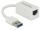 DeLOCK 65905 laptop-dockingstation & portreplikator USB Typ-A Weiß