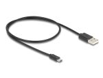 DeLOCK HDMI Switch 2 x HDMI in zu 1 x HDMI out 8K 60 Hz mit integriertem Kabel 50 cm