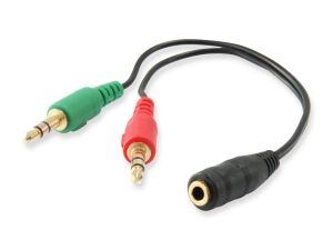 Equip 147942 Audio-Splitter Schwarz