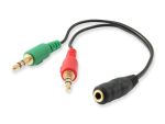 Equip 147942 Audio-Splitter Schwarz