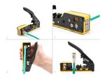DELOCK Crimpzange für 6P/8P RJ45/RJ11 Stecker Cat. 5/6/7 mit