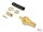 DeLOCK SMB Buchse zum Crimpen RG-174 / RG-316 mit passendem Schrumpfschlauch
