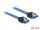 DELOCK SATA-Kabel SATA III -> SATA Bu/Bu 0.70m blau