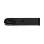 Tripp Lite U442-DOCK5D-GY USB-C Dock – 4K HDMI, USB 3.x (5 Gbps), USB-A/C Nabenanschlüsse, GbE, Speicherkarte, 100 W PD-Aufladung, abnehmbares Kabel