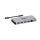 Tripp Lite U442-DOCK5D-GY USB-C Dock – 4K HDMI, USB 3.x (5 Gbps), USB-A/C Nabenanschlüsse, GbE, Speicherkarte, 100 W PD-Aufladung, abnehmbares Kabel