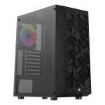 Aerocool Hive-G-BK-v3 Midi Tower Schwarz