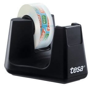 TESA 53905-00000-01 Klebefilm-Abroller Acrylnitril-Butadien-Styrol (ABS) Schwarz, Transparent