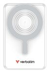 Verbatim 32273 Powerbank Lithium Polymer (LiPo) 10000 mAh Kabelloses Aufladen Silber