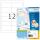 HERMA Etiketten Premium A4 97x42.3 mm weiß Papier matt 1200 St.