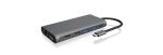 ICY BOX IB-DK4050-CPD, 12 in 1 USB Type-C® Notebook DockingStationk 2x HDMI 4K60Hz, 1x DP 4k60Hz