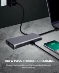 ICY BOX IB-DK4050-CPD, 12 in 1 USB Type-C® Notebook DockingStationk 2x HDMI 4K60Hz, 1x DP 4k60Hz