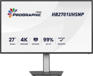 iiyama PROGRAPHIC HB2701UHSNP-B1 Computerbildschirm 68,6 cm (27") 3840 x 2160 Pixel 4K Ultra HD LCD Schwarz