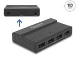 DELOCK HUB USB 3.1 1xTyp-C Bu 4xTyp-A Bu 10Gbps extern