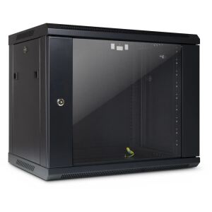 Inter-Tech SMA-6409 9U Wandmontiertes Regal Schwarz
