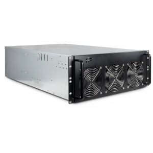 Inter-Tech 88887236 Computer-Gehäuse Rack Schwarz, Grau