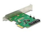 DELOCK 2 Port SATA PCI Express x1 Karte mit RAID
