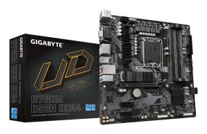 GIGABYTE B760M DS3H DDR4 Motherboard - Unterstützt Intel Core 14. Generation CPUs, 6+2+1 Phasen Digital VRM, bis zu 5333MHz DDR4 (OC), 2xPCIe 4.0 M.2, 2.5GbE LAN, USB 3.2 Gen2
