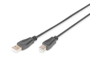 Digitus USB-A – USB-B Anschlusskabel, 0,5m