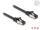 DeLOCK RJ45 Flachband Patchkabel Stecker zu Stecker Cat.8.1 flexibel 0,5 m schwarz
