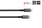 Alcasa 2240-CCT030A USB Kabel USB 2.0 3 m USB C 0,48 Gbit/s 240 W Graphit