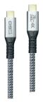 2GO 797515 USB Kabel USB 3.2 Gen 2x2 2 m USB C 20 Gbit/s 240 W Silber