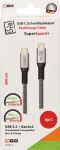 2GO 797515 USB Kabel USB 3.2 Gen 2x2 2 m USB C 20 Gbit/s 240 W Silber
