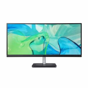 Acer CB343CUR Computerbildschirm 86,4 cm (34") 3440 x 1440 Pixel UltraWide Quad HD LED Schwarz, Silber