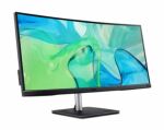 Acer CB343CUR Computerbildschirm 86,4 cm (34") 3440 x 1440 Pixel UltraWide Quad HD LED Schwarz, Silber