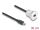 DELOCK USB2.0 Mini-B Einbaubuchse mit Kabelp. St. Alu. 30cm
