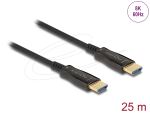 DELOCK Aktives Optisches Kabel HDMI 8K 60Hz 25m