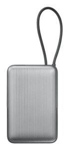 LAUT WW-T185ALF 10000 mAh Kabelloses Aufladen Grau, Silber