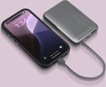 LAUT WW-T185ALF 10000 mAh Kabelloses Aufladen Grau, Silber