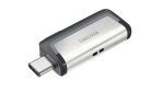 SanDisk Ultra Dual Drive USB Type-C USB-Stick 128 GB USB Type-A / USB Type-C 3.2 Gen 1 (3.1 Gen 1) Schwarz, Silber