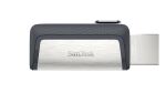 SanDisk Ultra Dual Drive USB Type-C USB-Stick 128 GB USB Type-A / USB Type-C 3.2 Gen 1 (3.1 Gen 1) Schwarz, Silber