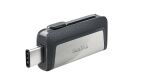 SanDisk Ultra Dual Drive USB Type-C USB-Stick 128 GB USB Type-A / USB Type-C 3.2 Gen 1 (3.1 Gen 1) Schwarz, Silber