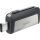 SanDisk Ultra Dual Drive USB Type-C USB-Stick 128 GB USB Type-A / USB Type-C 3.2 Gen 1 (3.1 Gen 1) Schwarz, Silber