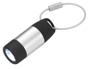 TROIKA ECO CHARGE Schwarz, Grau Schlüsselanhänger-Blinklicht LED