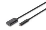Digitus Aktives USB 3.2 Gen2 10G Verlängerungskabel, USB-C - USB-C, 5m