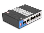 DELOCK Industrie Gigabit Ethernet Switch 4 Port PoE 1 Port R