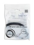 Gembird CC-LMAM-1.5M Lightning-Kabel 1,5 m Schwarz