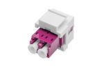 Digitus LWL LC/LC-Duplex-Kupplung, Multimode-OM4, Keystone-Modul