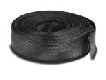 DELOCK Geflechtschlauch mit Klettverschluss 10mx32mm schwarz