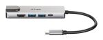 D-Link DUB-M520 laptop-dockingstation & portreplikator Kabelgebunden Thunderbolt 3 Aluminium